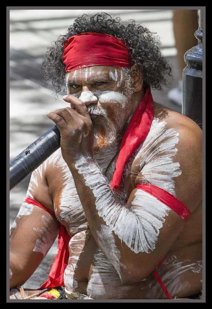 Didgeridoo-Spieler, Brisbane Mall
